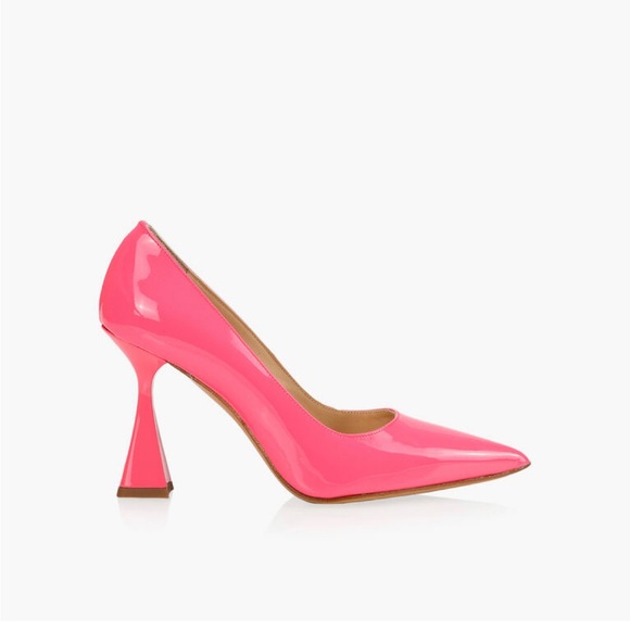 Brand NIB Gianni Renzi neon pink heels size 39 - Picture 4 of 5